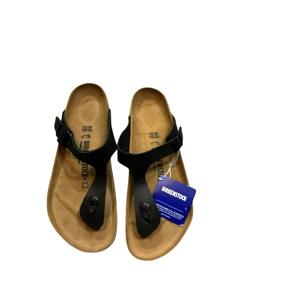 Size 9 W/7 M- Birkenstock Gizeh BS Black Thong Sandal - Picture 2 of 4